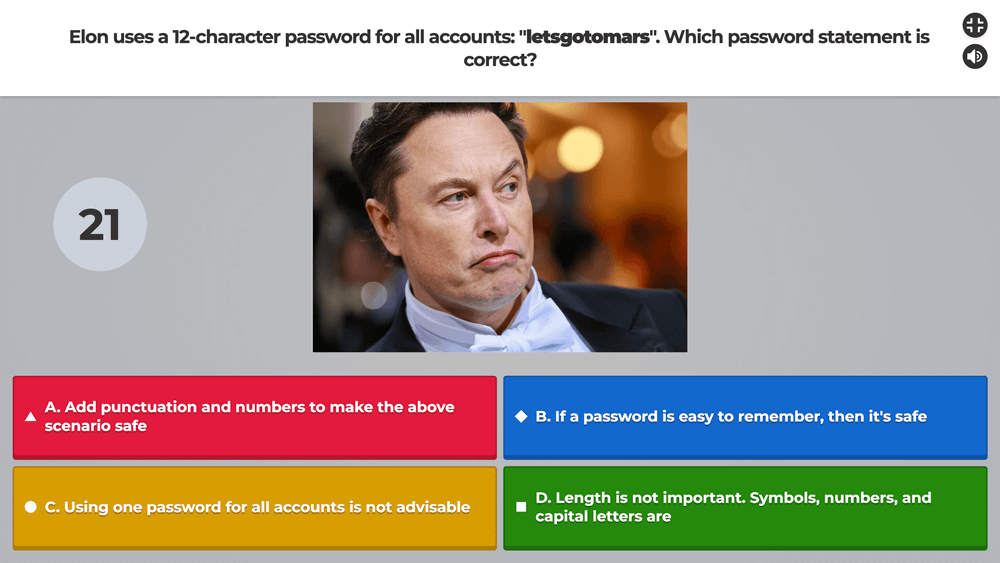 Sample question round from a pubquiz workshop